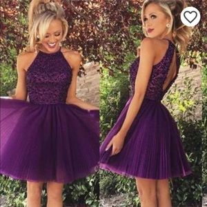 Lalamira short prom dress
